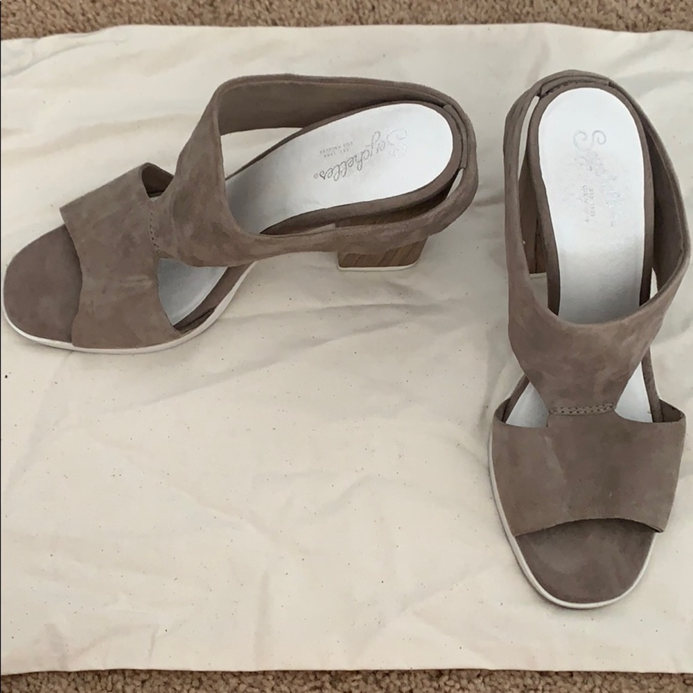 Seychelles Chunky Heel Sandals - Sz 7